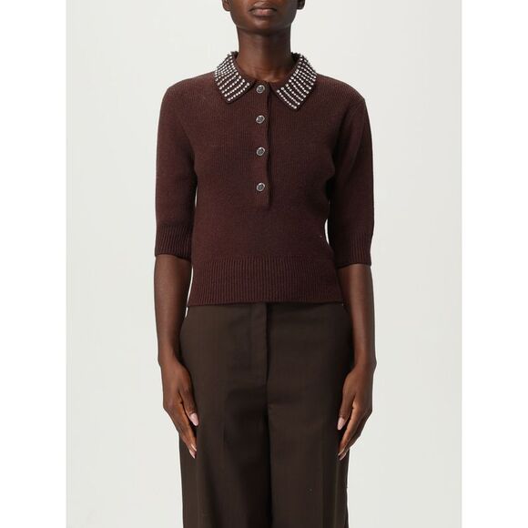 Pinko Polo Shirt Woman Brown